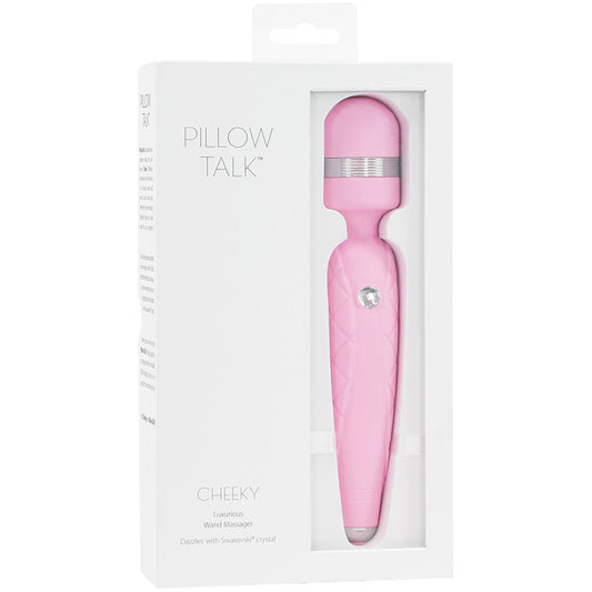 Pillow Talk Cheeky Wand With Swarovski Crystal - Pink Pillow Talk Cheeky Wand With Swarovski Crystal - Pink - UABDSM