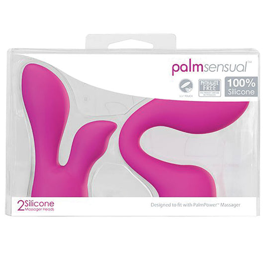 Palm Sensual Accessories - 2 Silicone Heads Palm Sensual Accessories - 2 Silicone Heads - UABDSM