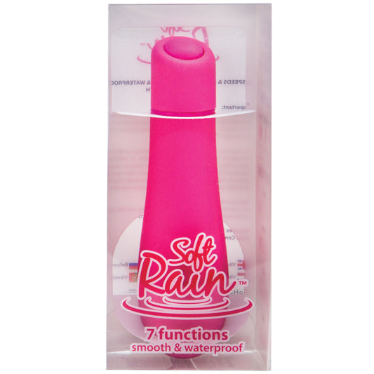 Soft Rain Power Bullet 3 Inch Breeze Coated 7 Function - Pink Soft Rain Power Bullet 3 Inch Breeze Coated 7 Function - Pink - UABDSM
