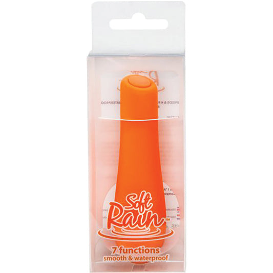 Soft Rain Power Bullet 3 Inch Breeze Coated 7 Function - Orange Soft Rain Power Bullet 3 Inch Breeze Coated 7 Function - Orange - UABDSM