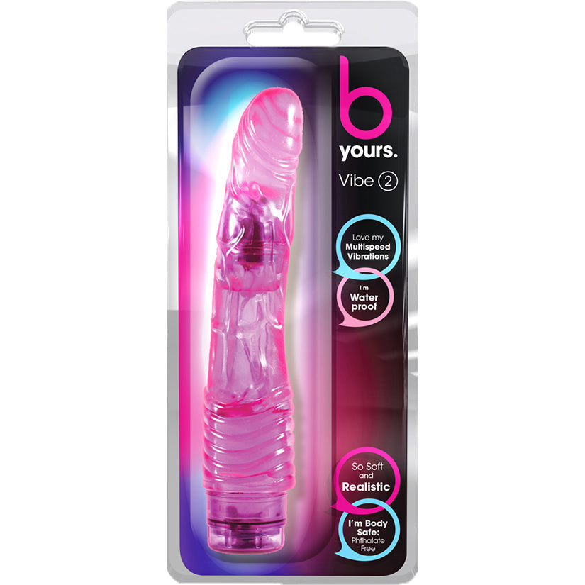 B Yours Cock Vibe #2 - Pink - UABDSM