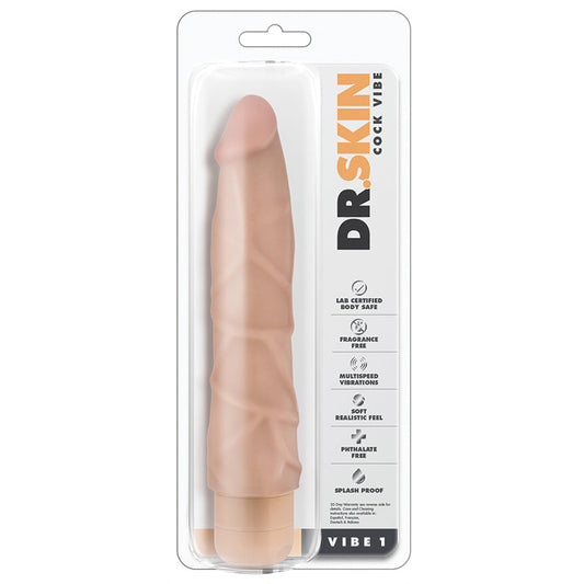 Dr. Skin - Cock Vibe # 1 - Beige Dr. Skin - Cock Vibe # 1 - Beige - UABDSM