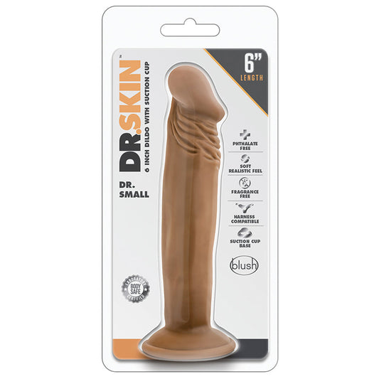 Dr. Skin - Dr. Small - 6 Inch Dildo - Mocha Dr. Skin - Dr. Small - 6 Inch Dildo - Mocha - UABDSM