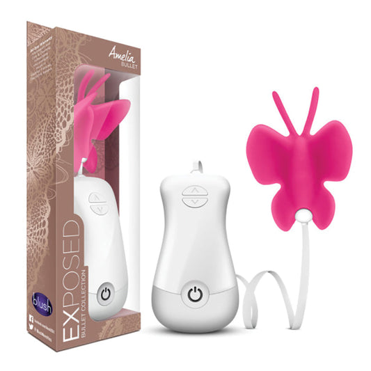 Exposed Amelia Butterfly-Raspberry Exposed Amelia Butterfly-Raspberry - UABDSM