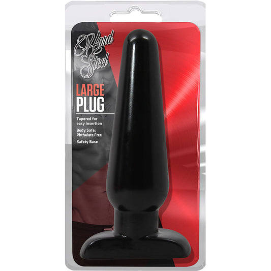 Hard Steel - Large Plug - Black Hard Steel - Large Plug - Black - UABDSM