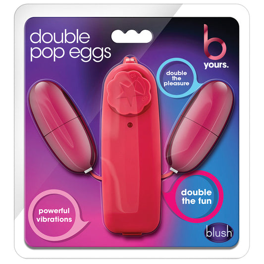 B Yours Double Pop Eggs - Cerise B Yours Double Pop Eggs - Cerise - UABDSM