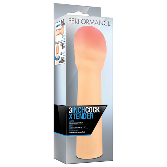 Performance - 3 In. Cock Xtender - Beige Performance - 3 In. Cock Xtender - Beige - UABDSM