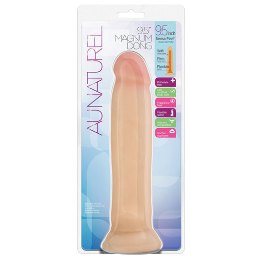 Au Naturel - 9.5 Sensa Feel Magnum Dong - Beige Au Naturel - 9.5 Sensa Feel Magnum Dong - Beige - UABDSM