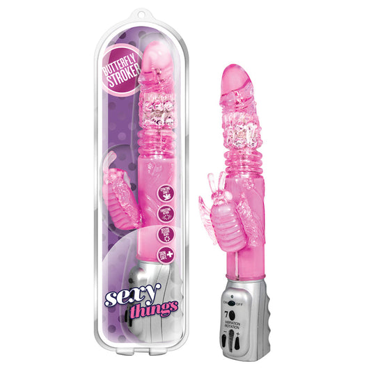 Sexy Things Butterfly Stroker - Pink Sexy Things Butterfly Stroker - Pink - UABDSM