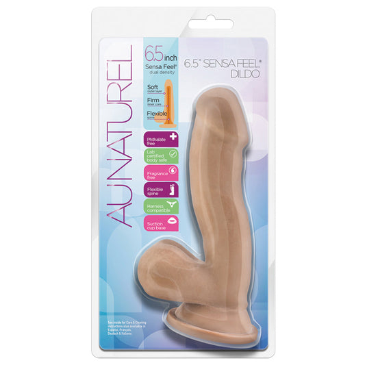 Au Naturel 6.5 Inch Sensa Feel Dildo - Latin Au Naturel 6.5 Inch Sensa Feel Dildo - Latin - UABDSM