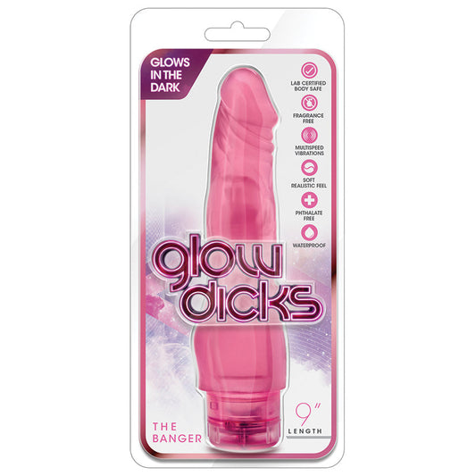 Glow Dicks - the Banger - Pink Glow Dicks - the Banger - Pink - UABDSM