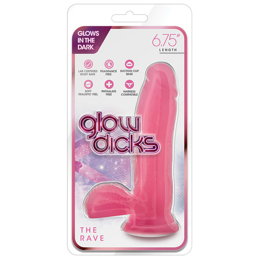 Glow Dicks - the Rave - Pink Glow Dicks - the Rave - Pink - UABDSM