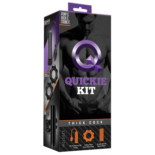 Quickie Kit - Thick Cock - Black Quickie Kit - Thick Cock - Black - UABDSM