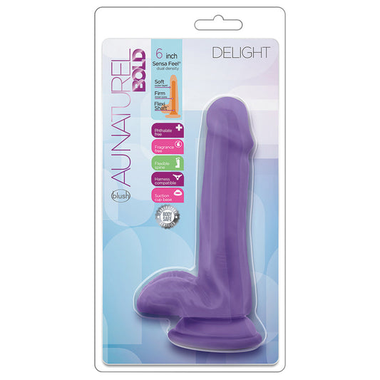 Au Naturel Bold Delight Dildo-Purple 6 Au Naturel Bold Delight Dildo-Purple 6 - UABDSM