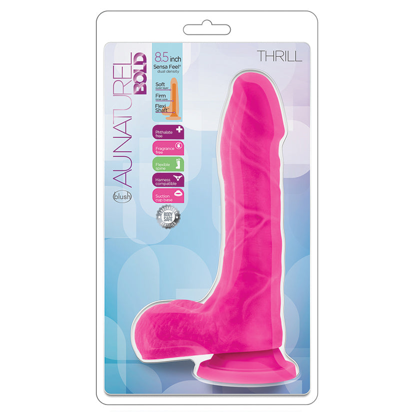 Au Natural Bold Thrill Dildo-Pink 8.5 - UABDSM
