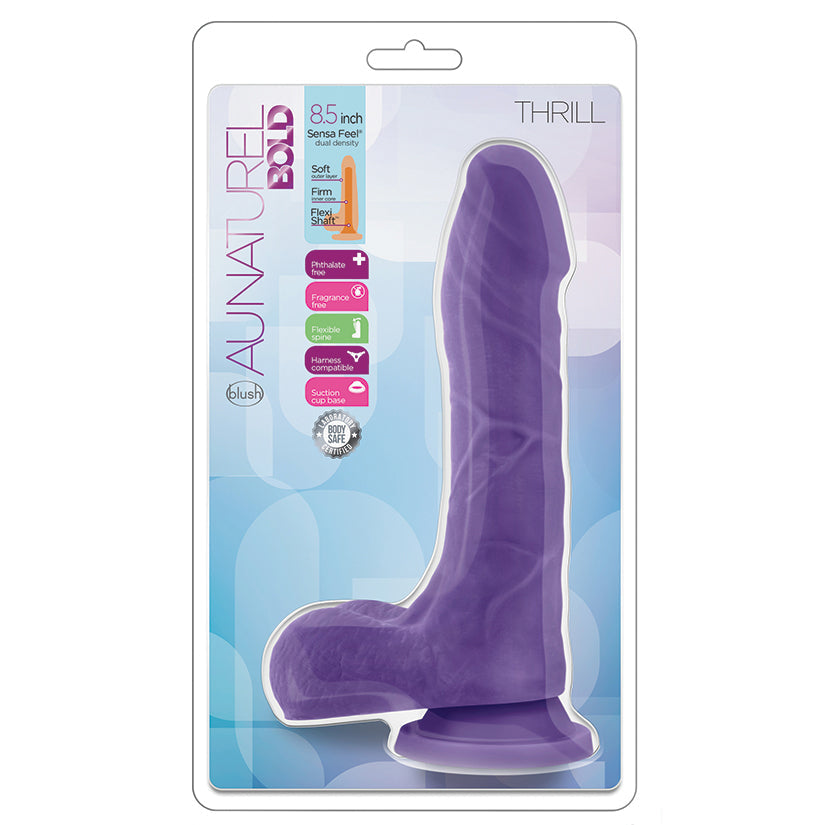 Au Natural Bold Thrill Dildo-Purple 8.5 - UABDSM