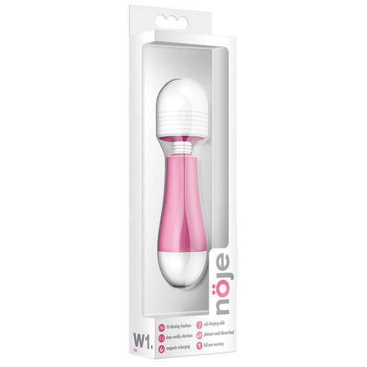 Noje W1. Rechargeable Mini Wand-Rose 4.75 Noje W1. Rechargeable Mini Wand-Rose 4.75 - UABDSM