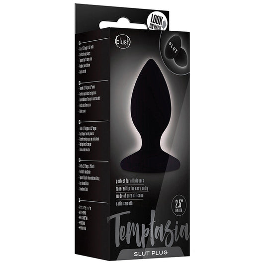 Temptasia Slut Plug-Black Temptasia Slut Plug-Black - UABDSM