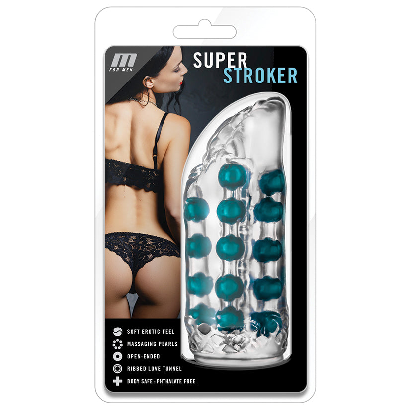 M for Men Super Stroker - Clear - UABDSM