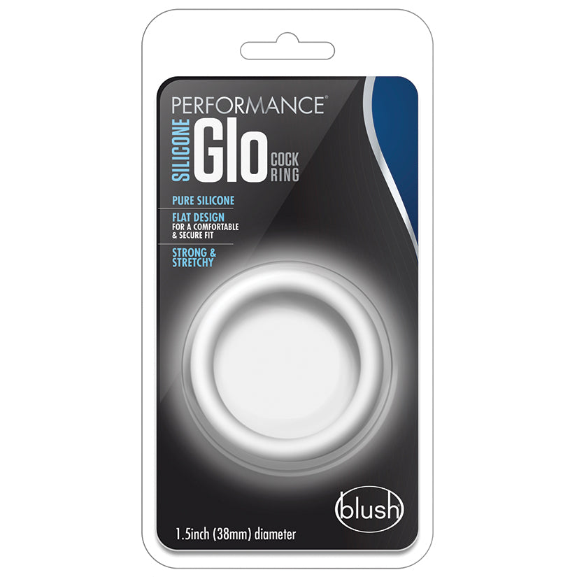 Performance - Silicone Glo Cock Ring - White Glow - UABDSM
