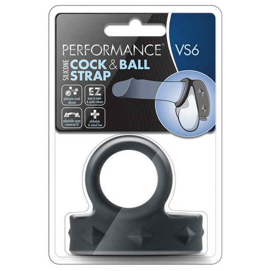 Performance VS6 Cock & Ball Strap-Black Performance VS6 Cock & Ball Strap-Black - UABDSM