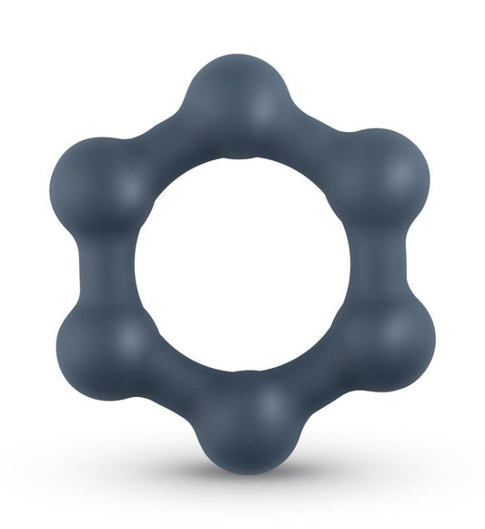 Boners Hexagon Cockring With Steel Balls Boners Hexagon Cockring With Steel Balls - UABDSM