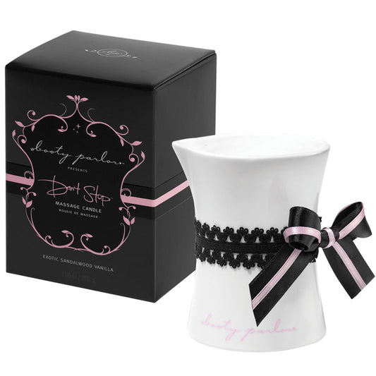 Booty Parlor Dont Stop Massage Candle-Sandalwood Vanilla 7oz Booty Parlor Dont Stop Massage Candle-Sandalwood Vanilla 7oz - UABDSM