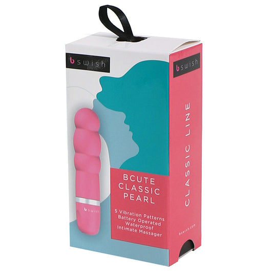 Bcute Classic Ribbed Pearl Bullet-Guava Bcute Classic Ribbed Pearl Bullet-Guava - UABDSM