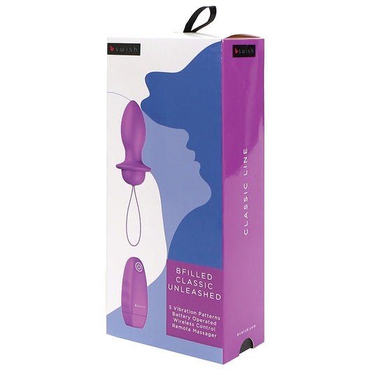 Bfilled Classic Unleashed Anal Plug-Orchid Bfilled Classic Unleashed Anal Plug-Orchid - UABDSM