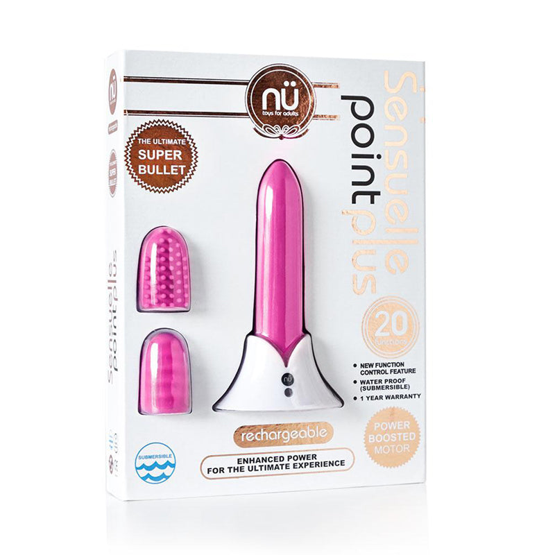 Point Plus Bullet Vibrator - Pink - UABDSM