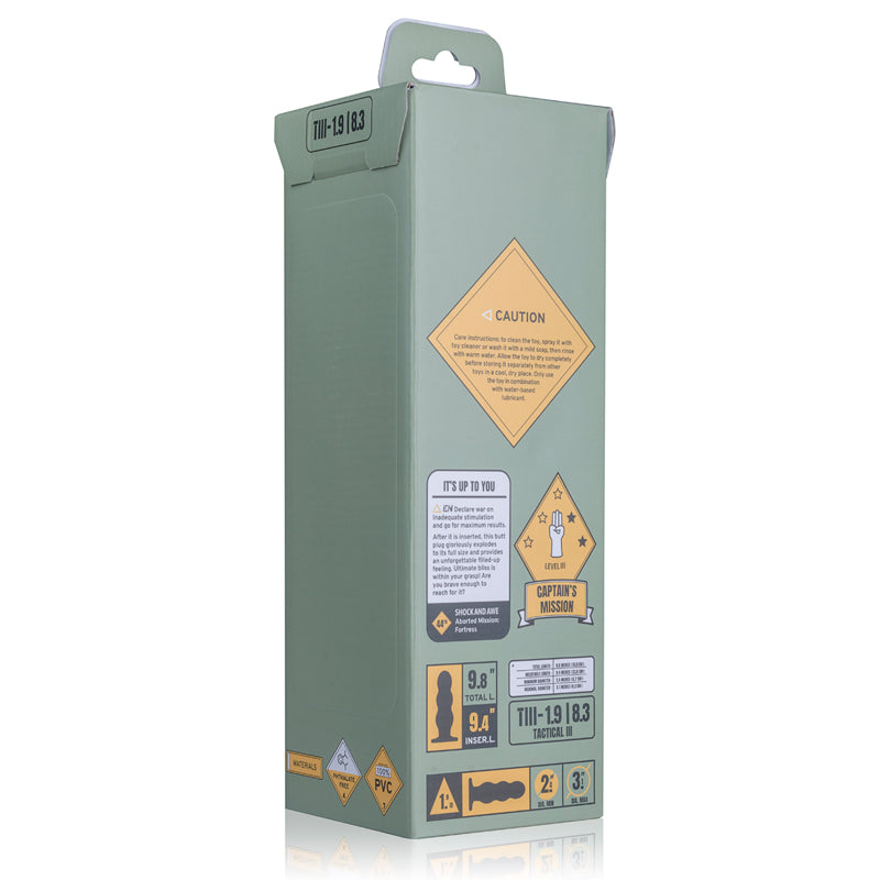 Tactical III Butt Plug - UABDSM