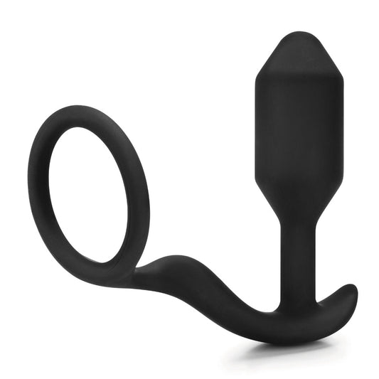 b-Vibe Snug And Tug Anal Plug And Cock Ring b-Vibe Snug And Tug Anal Plug And Cock Ring - UABDSM