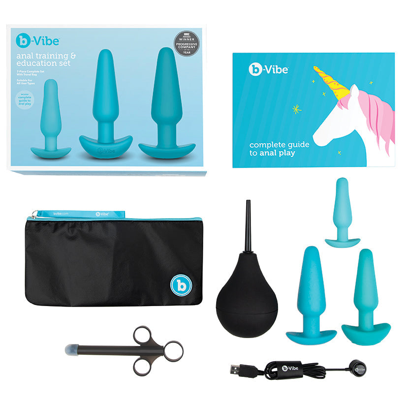 B-Vibe Anal Education Set-Teal - UABDSM