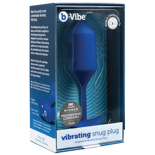 B-Vibe Vibrating Snug Plug-Navy XL B-Vibe Vibrating Snug Plug-Navy XL - UABDSM
