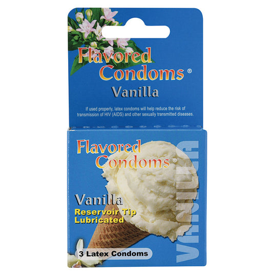 Trustex Flavored Condom-Vanilla (3 Pack) Trustex Flavored Condom-Vanilla (3 Pack) - UABDSM