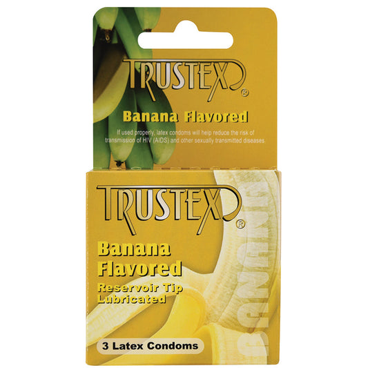 Trustex Flavored Condom-Banana (3 Pack) Trustex Flavored Condom-Banana (3 Pack) - UABDSM