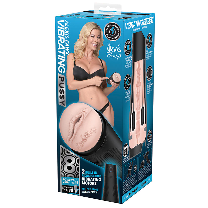 Pornstar Alexis Fawx Rechargeable Vibrating Pussy - UABDSM