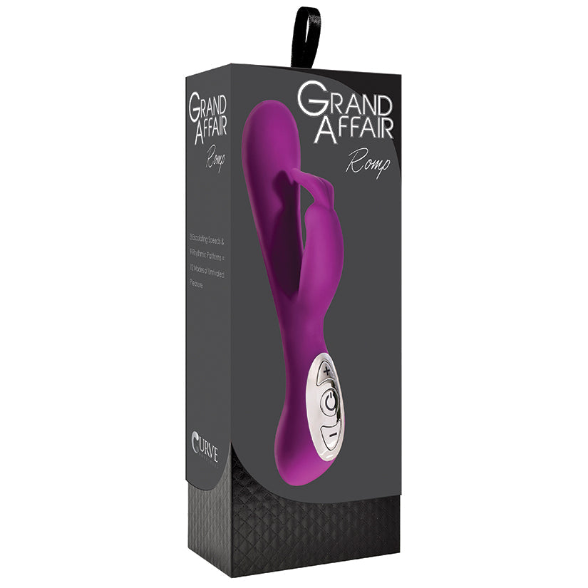 Grand Affair Romp Rechargeable-Royal Purple 8.75 - UABDSM