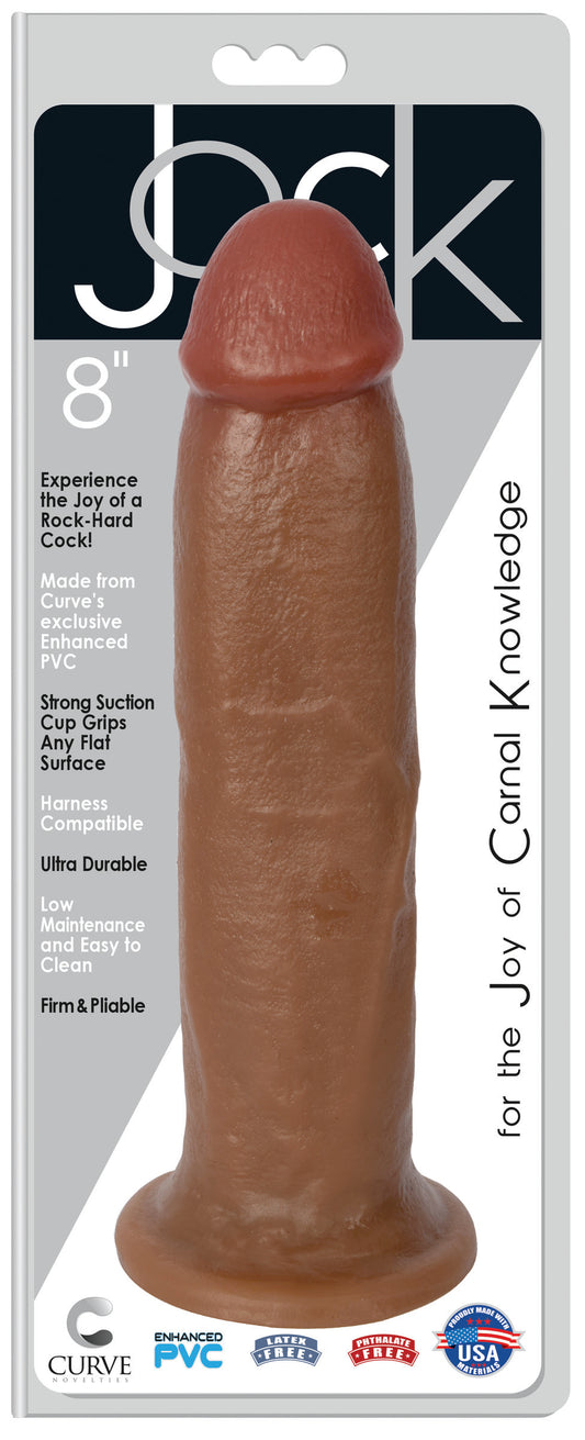 Jock 8 Inch Suction Cup Dildo - Medium - UABDSM