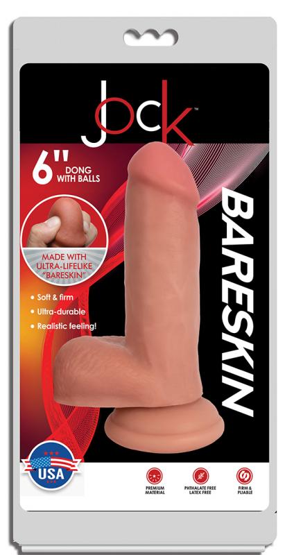 Realistic Dildo With Suction Cup And Scrotum - UABDSM