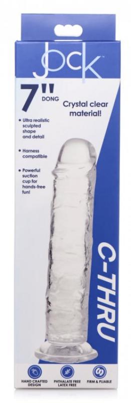 Jock C-Thru Dildo - 20 Cm. - UABDSM