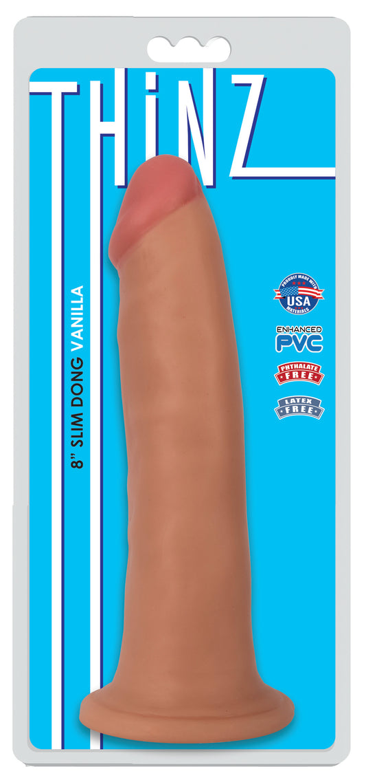 Thinz 8 Inch Slim Dildo- Light - UABDSM