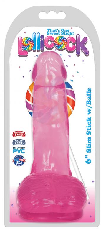 Dildo With Balls 15 CM - Cherry Ice - UABDSM
