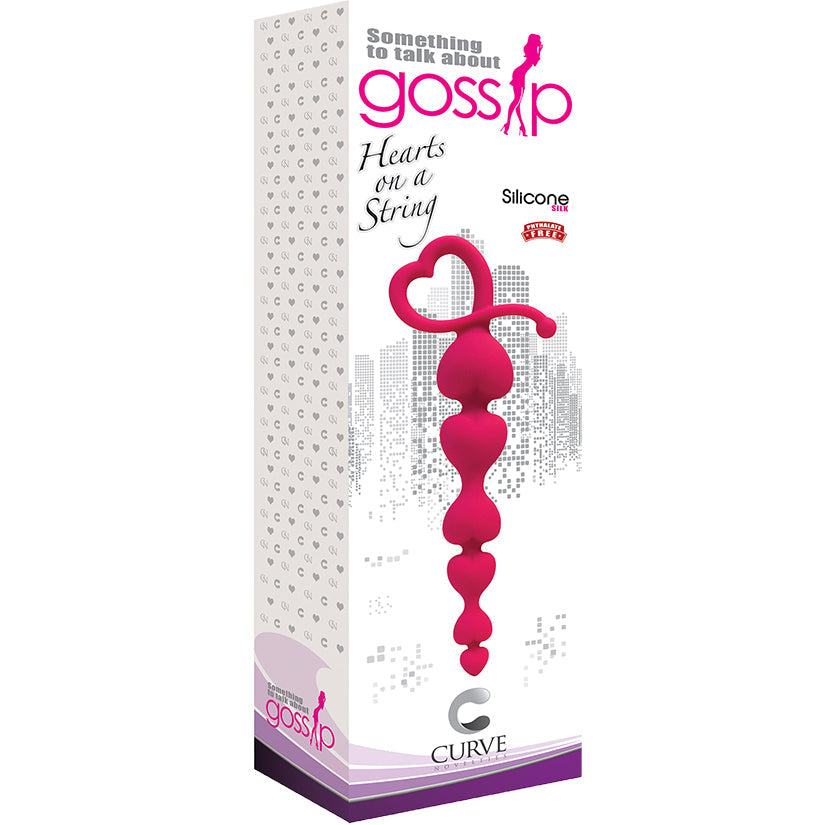 Gossip Hearts on a String-Magenta - UABDSM