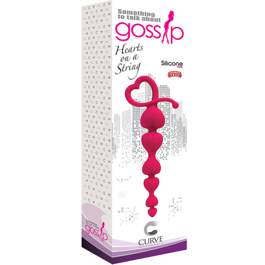 Gossip Hearts on a String-Magenta Gossip Hearts on a String-Magenta - UABDSM