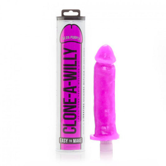 Clone A Willy Neon Purple Silicone Vibrator Clone A Willy Neon Purple Silicone Vibrator - UABDSM