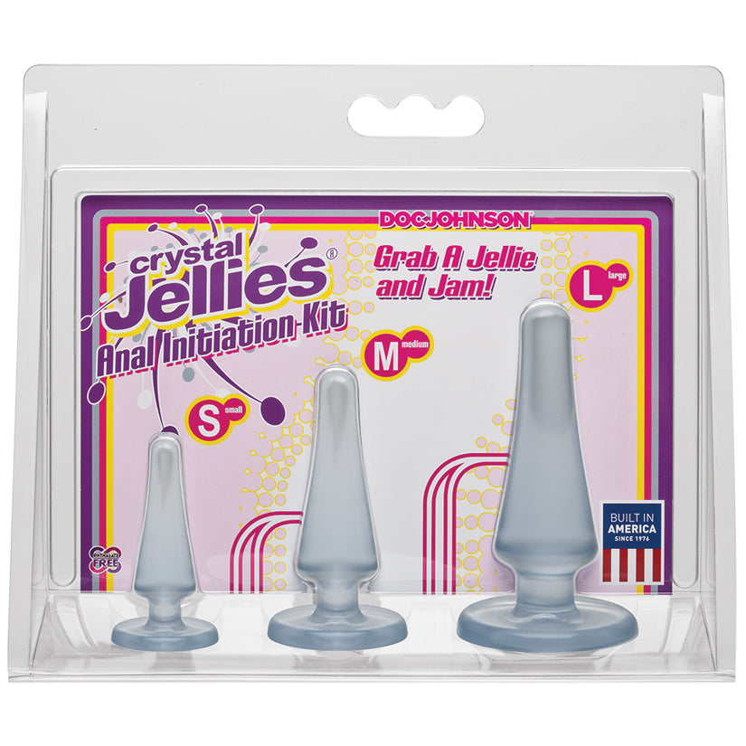 Crystal Jellies Anal Initiation Kit - Clear - UABDSM