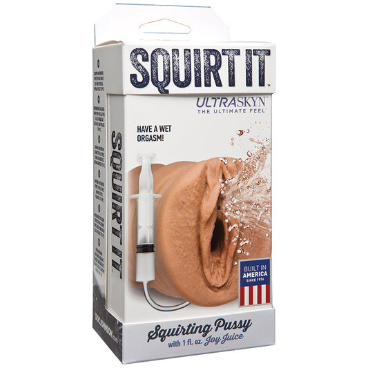 Squirt It - Squirting Pussy Stroker With Joy Juice - Caramel Squirt It - Squirting Pussy Stroker With Joy Juice - Caramel - UABDSM