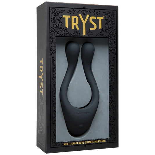 Tryst Multi Erogenous Zone Silicone Massager - Black Tryst Multi Erogenous Zone Silicone Massager - Black - UABDSM