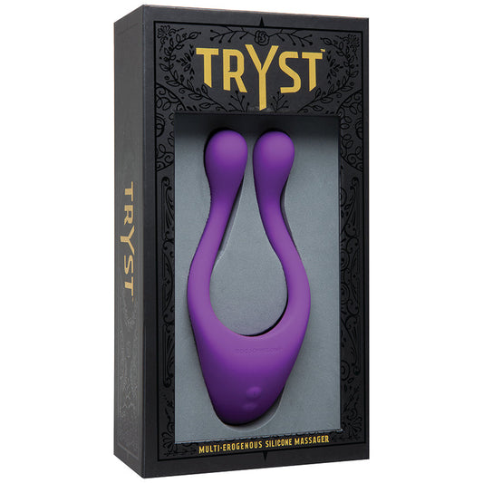 Tryst Multi Erogenous Zone Silicone Massager - Purple Tryst Multi Erogenous Zone Silicone Massager - Purple - UABDSM